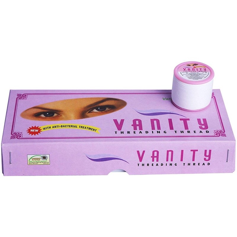 Vanity Eyebrow Thread Antibacterial Cotton 300m 2 Spools