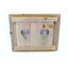 Nicola Spring Wooden Heart Rustic Photo Frame With Shutters 6