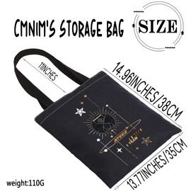 AKTAP AT-Z Kpop Merchandise Gift Kpop Boy Group Tote Bag 8 Make 1 Team Kpop Album Gift AT-Z Tour Merch for Fans Keepsake (AT-Z Tote)