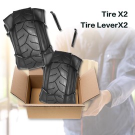 SIMEIQI 20 x 3.0 inch Fat Bike Tires or with 32mm Schrader Valve Bike Tubes Compatible with Urban Street Mountain Beach Bicycle Tire (2 Tires)