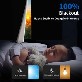 Película Opaca para Ventana De Dormitorio Kit, 10 Pares Velcro, 100% Blackout Oxford Tela, Cortinas Portátiles para Caravanas, Viaje Cortadas a Cualquier Medida (145 * 100cm)
