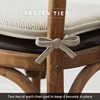 Elegant Comfort 8 Pack Chair Cushion Covers - Skid-Proof Rubber