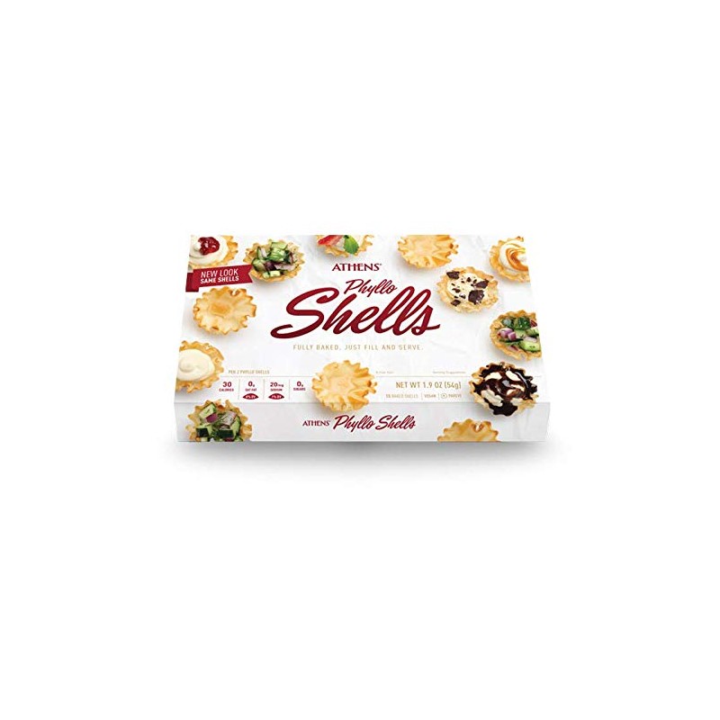 Athens Foods Mini Fillo Dough Shells 15 Per Box (3