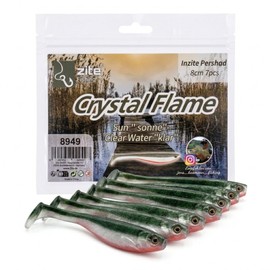 Zite Fishing InZite Pershad Set | 56 Rubber Fish in 8 Colours | 8 cm Soft Bait for Perch and Zander | UV and Natural Colours | Rubber Bait Set for Jig Head Offset Drop Shot Texas Carolina
