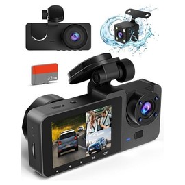 Dash Camera for Cars, 4K Full UHD Dash Cam Front and Rear Inside,Car Camera with Free 32GB SD Card,Built-in Super Night Vision, Loop Recording, WDR,G-Sensor,24 Hours Parking Monitor，Micro SD，Professional Direct， - Color: Black-4K-Y15  *2