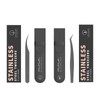 BLACKWINGS 2 Models Stainless Steel Eyelash Tweezers
