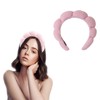 POMVIEA Spa Headband, Pink Make Up Headbands for Women Soft