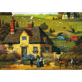 Buffalo Games - Charles Wysocki - Cuento de mar Alto - Rompecabezas de 300 Piezas Grandes