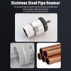 Pipe Tubing Reamer Robust Stainless Steel Pipe Reamer Connector Tube