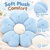 Flower-Shaped Plush Throw Pillow for Sofa and Bed – Soft