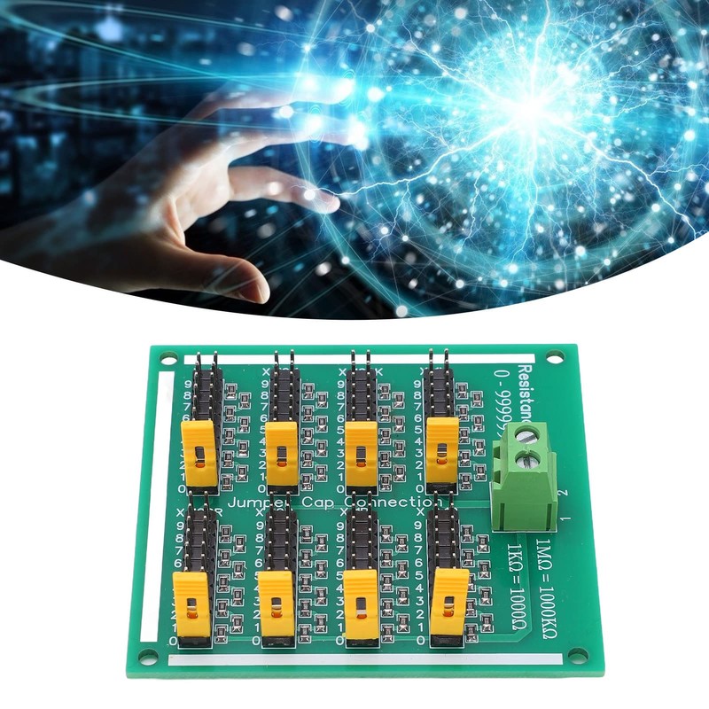 AMONIDA Resistor Board, Accurate 0 to 9999999.9Ω Easy Wired Programmable