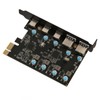 UP5300 5 Ports USB 3.1 PCIe Expansion Card 5Gbps Fast
