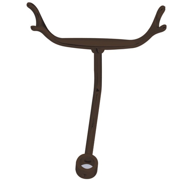 Kingston Brass ABT1050-5 Vintage Shower Pole Holder, 5-1/4-Inch, Oil Rubbed Bronze