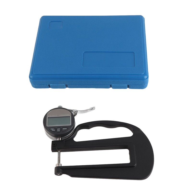 0‑12.7mm Digital Thickness Gauge 0.01mm/0.0005in Resolution Inch Metric Conversion for