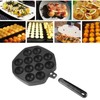 12 Cavities Aluminum NOn stick Takoyaki Grill Pan Plate Octopus