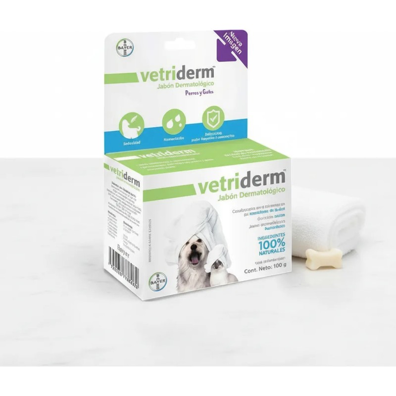 Vetriderm Jabon Dermatologico Avena 5 Pzas