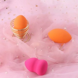 Slanted Puff Makeup Foundation M10147 Orange 3ea