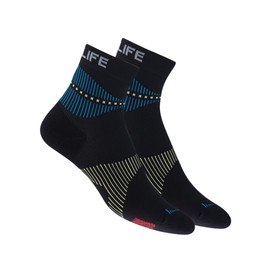 Mediashop NeuroSocks Athletic Socks - Black S - Socks - Size 35-38 - Breathable Socks, Seamless & Machine Washable - Bubble-Avoiding & Odour-Inhibiting