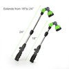 Watering Wand 18"- 24", Zinc Alloy Handle, Stainless Steel Tube,