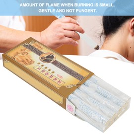 ZJchao 10pcs Moxa Rolls Sticks Tiras de moxibustión Hojas de ajenjo Puro Chino Acupuntura Terapia de Masaje Aliviar la Fatiga Frío Aliviar el estrés Terapia de moxibustión Suave