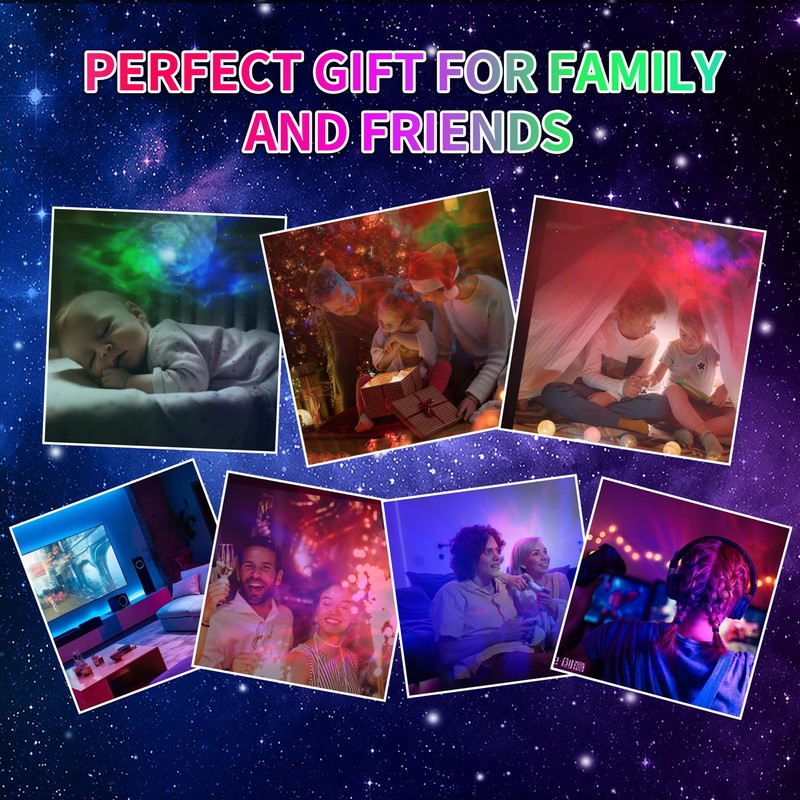 Astronaut Star Projector Night Light for Bedroom,Nebula Galaxy Ceiling Led
