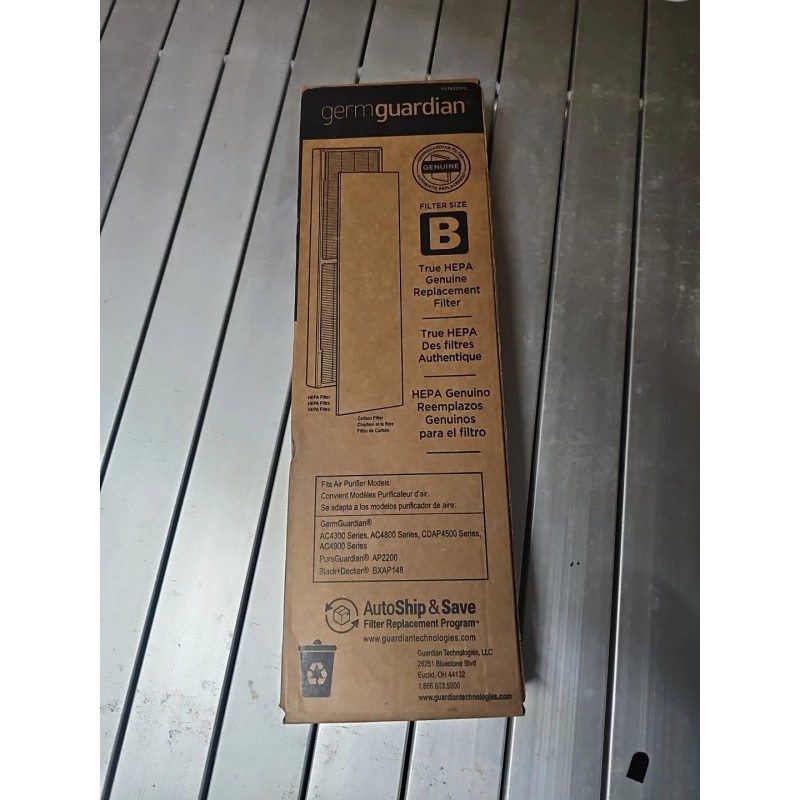 GermGuardian HEPA GENUINE FLT4825PC True Air Purifier Size B Filter