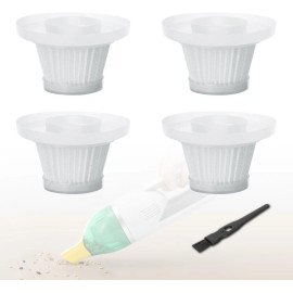 White LANMU 4 Pack Replacement Filter Compatible with Horsepower Duck Compact White