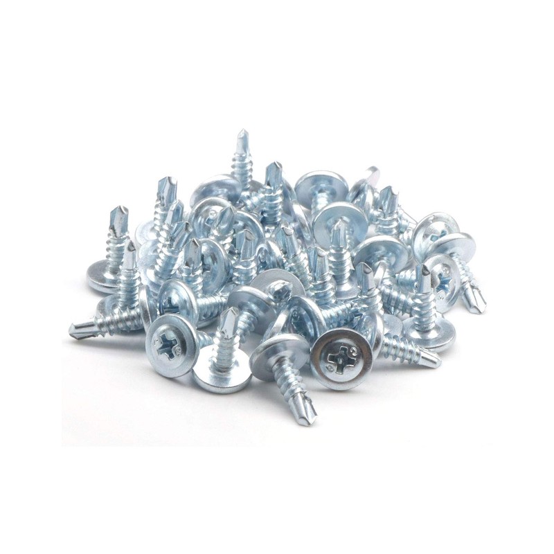 IMScrews 200pcs #8 x 1/2" Self Drilling Truss Head Screws