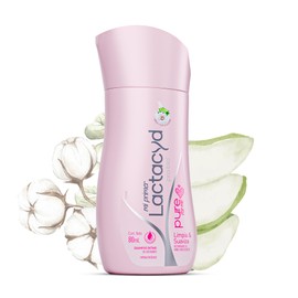 Lactacyd Mi Primer shampoo íntimo para niñas y adolescentes con lactoserum, ácido hialurónico, y sábila; calma y ayuda a preservar el pH natural; hipoalergénico; jabón intimo femenino – 80 ml | 1‑Pack