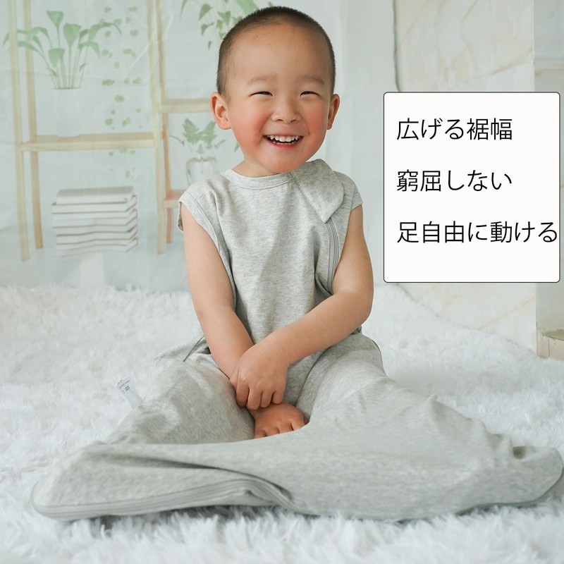MOMSMENU Sleeper for Summer, 50% Cotton, Soft, Breathable, Napping, Baby