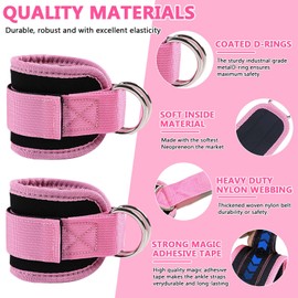 Resistance Bands Set, Adjustable Ankle Straps