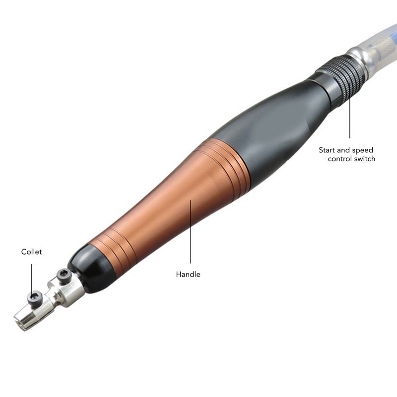 Air Reciprocating File 23000bpm 0.6mm Stroke 1/4 Inch Inlet Speed