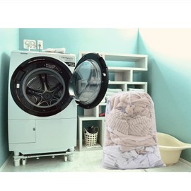 cobalt planet Laundry Net, Large Laundry Net, Comforter, Sheathing, 23.6 x 35.4 inches (60 x 90 cm), Extra Large, Washing Machine Net, Coarse, Mesh, Square Type, Drawstring Type, Stuffed Toy, Storage,