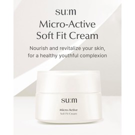 SU:M Crema hidratante Micro-Active Soft Fit para pieles sensibles y elásticas. Cuidado de la piel coreano. Péptidos, nutrientes fermentados (50 ml)