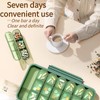 Weekly Pill Organizer 3 Times A Day, Large Capacity Pill