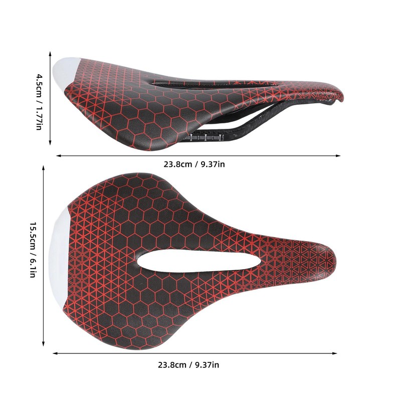 Road Bike Saddle Carbon Fiber Ultra Light Wear Resistant Stereogel