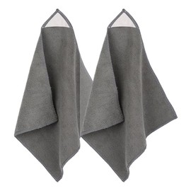 2 Pack Magnetic Microfiber Whiteboard Eraser Dry Erase Cloth Cleaning Cloth for Whiteboards Blackboards Chalkboards Glassboards (Gray)
