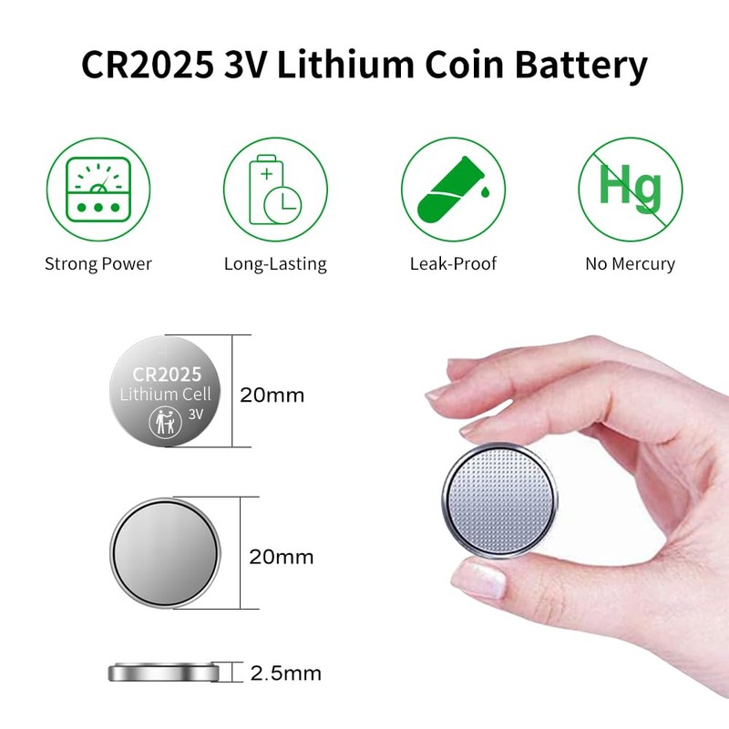 CZQQ CR2025 Battery (10 pcs)