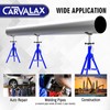 CARVALAX V-Head Pipe Jack Stand, 28"-52" Adjustable Height Pipe Stand