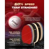 ZTTENLLY Ping Pong Paddle with Carbon Technology | Performance-Series,7-ply Finest