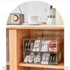 DearCal Tea Storage Boxes- Plastic Transparent Tea box with 8