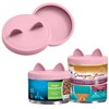 OHMO 2 Pack Cat Food Can Lids, Small Size (3