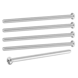 NACX M4 x 100mm Machine Screws, Pan Phillips Cross Head Screws, 304 Stainless Steel Fasteners Bolts, 15Pcs