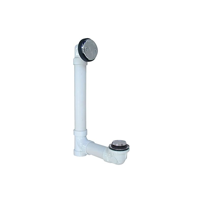 PROFLO PFWO300 1-1/2" PVC Tub Drain Trim/Fitting - Toe Tap