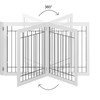 PAWLAND 144-inch Extra Wide 30-inches Tall Dog gate with Door