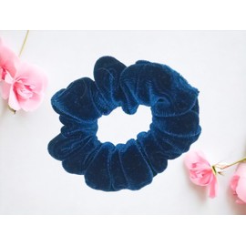 Navy Blue Velvet Twiggy