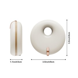 Vbvbip Orthodontic Retainer Case with Vent Holes - ABS Protection Waterproof Slim Aligner Box for Invisalign, Night Guards & Metal Retainers Travel