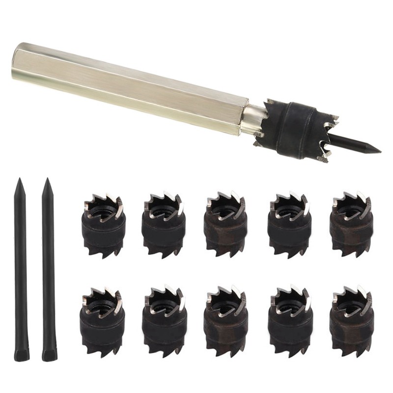 13 Pcs Durable Double Sided Rotary Spot Weld Cutter Drill