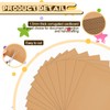Henoyso 110 Pack Corrugated Cardboard Sheets Flat Cardboard Sheets Packaging