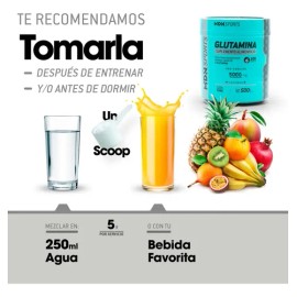 Glutamina En Polvo Mdn Sports Alta Pureza | 100 Servicios |